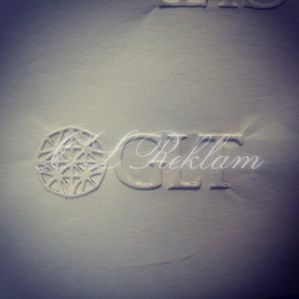 Kâğıt kabartma soğuk damga müdürü