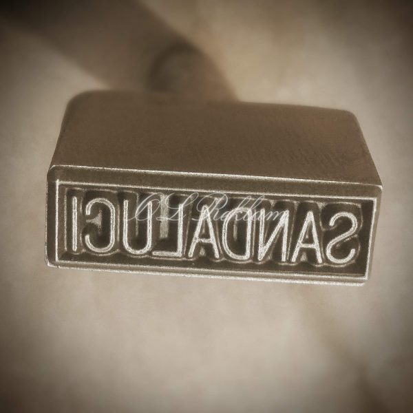 Çelik zımba (Ahşap yakma kalıbı)